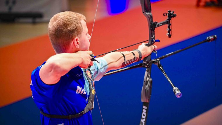 Foto: Eckhard Frerichs / Mathias Kramer - mit Tachertings Moritz Wieser bester Schütze der Vorrunde - will nach zwei Vizemeisterschaften mit Sherwood BSC Herne endlich den Meisterspiegel gewinnen.