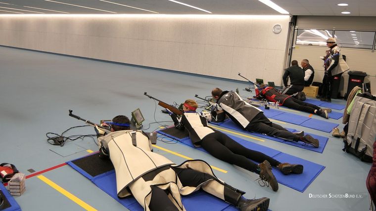 Foto: DSB / Der Bundesstützpunkt in Wiesbaden bietet optimale Bedingungen für einen Lehrgang Kleinkaliber liegend.