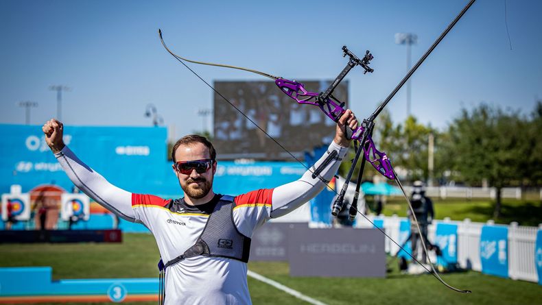 Foto: World Archery / Durch seinen Sieg beim Auftakt-Weltcup in Florida in diesem Jahr qualifizierte sich Florian Unruh frühzeitig für das Weltcupfinale. Foto: World Archery / Durch seinen Sieg beim Auftakt-Weltcup in Florida in diesem Jahr qualifizierte sich Florian Unruh frühzeitig für das Weltcupfinale.