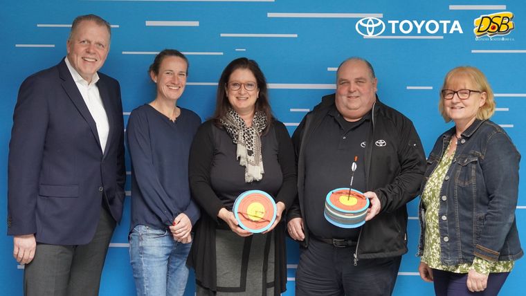 Foto: DSB / v.l.: Jörg Brokamp, Simone Scharrenberg, Veronika Stankewitz, Gunther Tischer und Christel Dahm kamen in Wiesbaden zusammen.