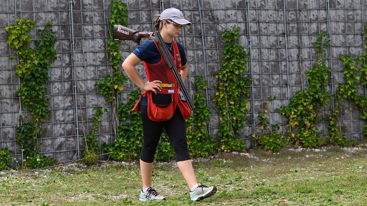 Foto: DSB / Nele Wißmer holte 2019 den Quotenplatz für die deutschen Skeet-Frauen, nun wird er intern ausgeschossen.