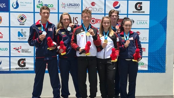 Junioren-WM Sportschießen Lima: Weindorf & Braun sind Mixed-Weltmeister