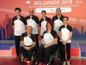Para Druckluft-EM in Belgrad: Gold und Silber für deutsches Team